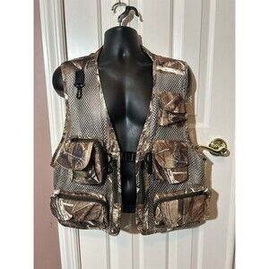 Jarusite Cargo Fly Fishing Utility Vest NO SIZE TAG Vented Multi Pockets